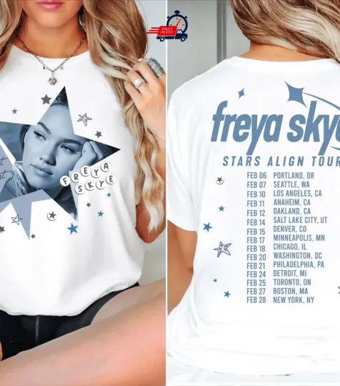 Descendants Zombies Worlds Collide Tour 2026 T-shirt, Freya Skye Cast Shirt