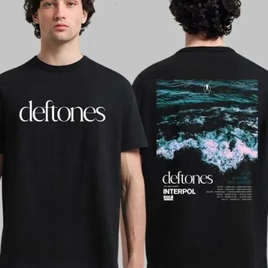 Discover Deftone Australia New Zealand Tour 2026 T-Shirt