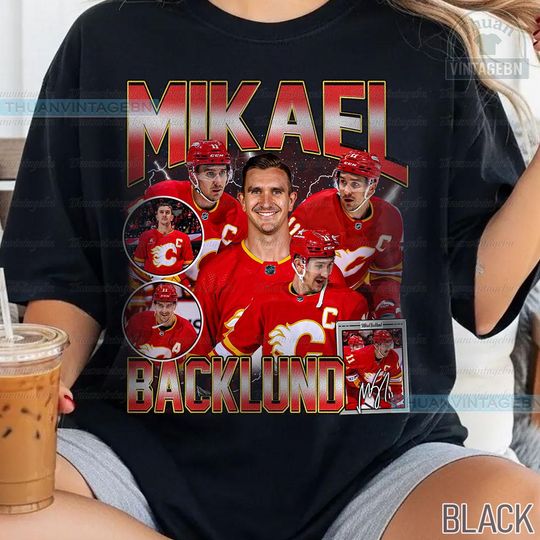Discover Vintage Mikael Backlund shirt, Mikael Backlund Tee, Comfort colors Mikael Backlund Tee, Bootleg Rap tee, Calgary Youth Hockey Tee