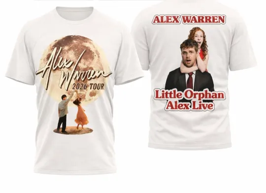 Discover Alex Warren Little Orphan Alex Live Tour 2026 Shirt