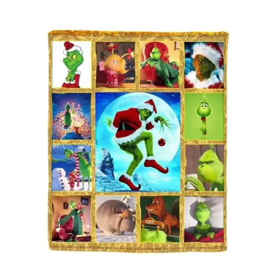 Discover The funny character Blanket, Cartoon Blanket For Boy And Girl, Grin Fleece Blanket
