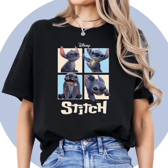 Discover Disney Lilol Stitch Ohana Watercolor Stitch Disney Lilo Child T-shirt 2025