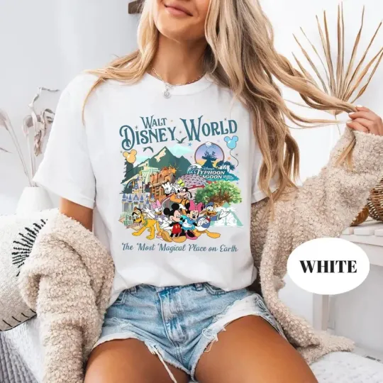Discover Disney World Disney Mickey Magic Kingdom Tee Animal Kingdom T-shirt 2025