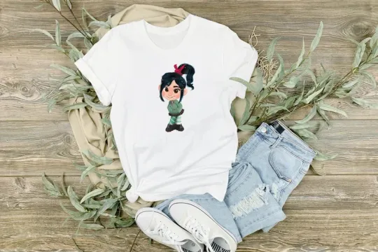 Discover Disney Wreck-It Ralph T-Shirt 2 Cute Vanellope Racing T-shirt 2025