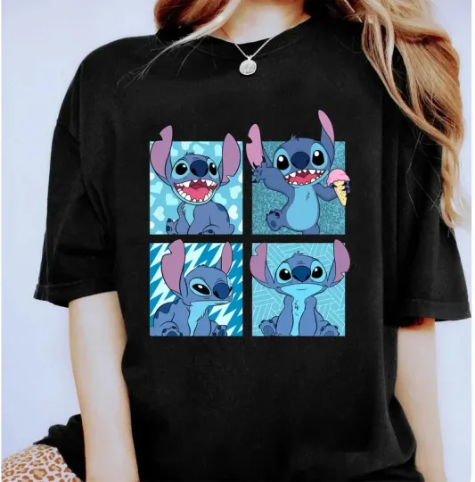 Discover Disney Lilol Emotions Stitch Ohana Stitch Disney Lilo Child T-shirt 2025