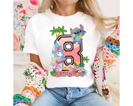 Discover Disney Lilol Stitch Ohana Stitch Disney Lilo Emotions 5 T-shirt 2025