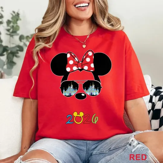 Discover NEW T-Shirt Disney Family Shirt 2026 Mickey and Friends Matching Family Tee