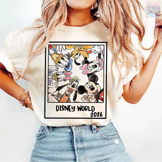 Discover Retro Disneyworld 2026 Shirt, Retro Walt Disney Shirt, Disneyworld Shirt Gift