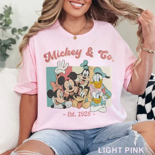 Discover Disney Vintage Mickey And Co Shirt, Disney Family Trip Shirt
