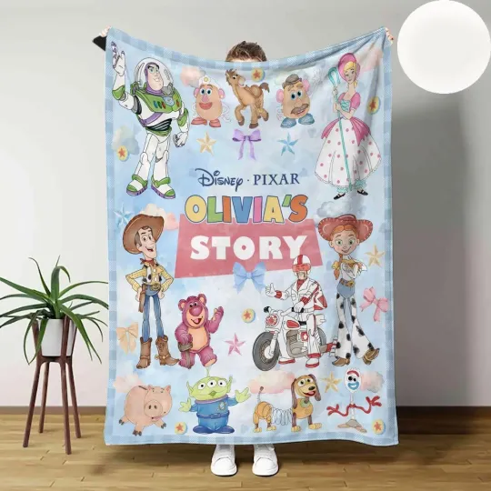 Discover Personalized Toy Story Disney Character Fleece Blanket
