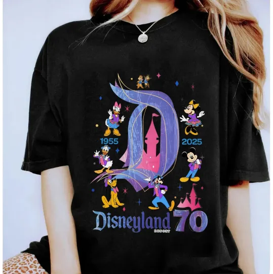 Discover Disneyland 70Th Anniversary Comfort Color Shirt,Mickey Minnie 70 Years Of Magic