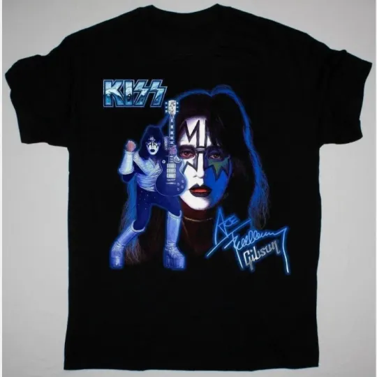 RIP Ace Frehley Heavy Cotton Black All Size Men Women Classic Shirt