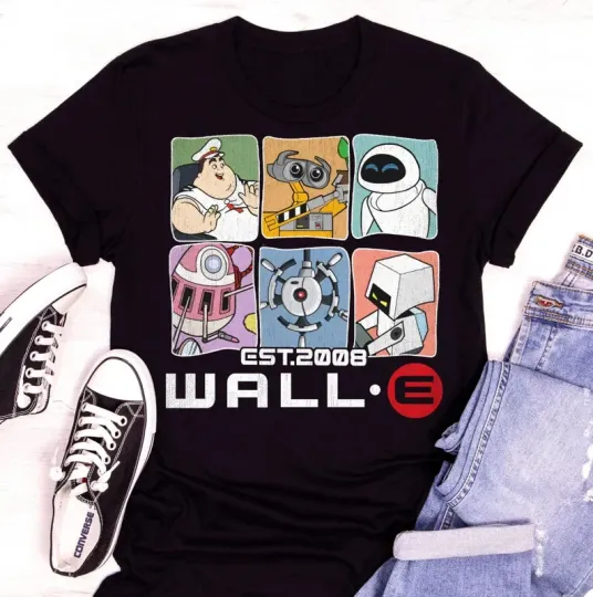 Discover Disney Wall E And Eve 3 T-shirt