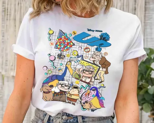 Discover Disney Up A World Of Adventure Awaits Rainbow 3 T-shirt