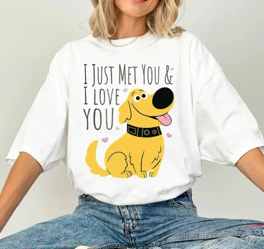 Discover Disney UP Dug I Just Met You T-Shirt