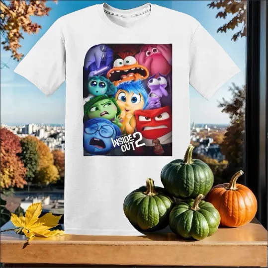 Discover Cute Inside Out 2 Character Disney T-Shirt