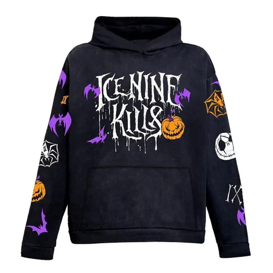 Ice Nine Jack Skellington Pumpkin Horror Hoodie Full Sizes