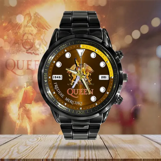 Discover Freddie Mercury Black Stainless Steel Watch