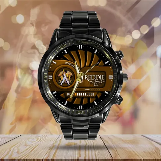 Discover Freddie Mercury Black Stainless Steel Watch