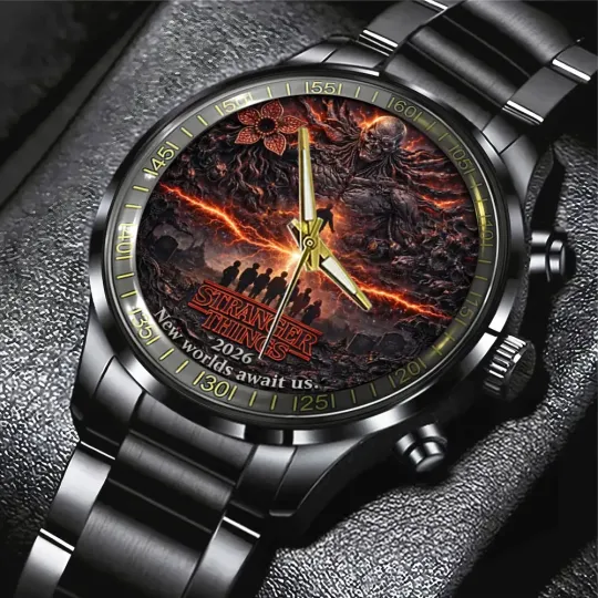 Discover Stranger Black Stainless Steel Watch