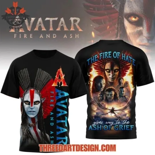 Discover Avatar Fire And Ash All Over Print 3D T-Shirt