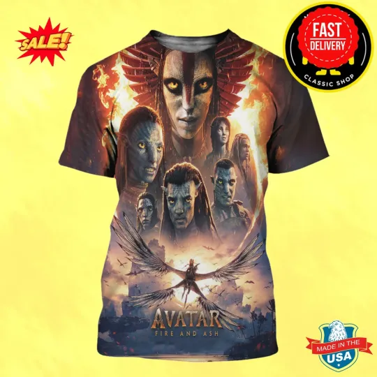 Discover A New Poster For Avatar Fire And Ash Only In Theatres Dec 19 2025 3D Shirt