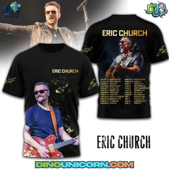 E Church T-shirt for True Outlaw Country Fans