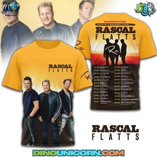Discover Rascal Flatts T-shirt for Country Pop Fans