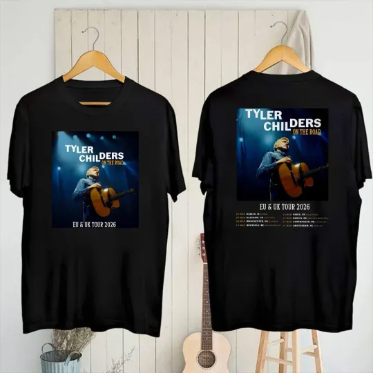 Discover New Tyler Childers EU&UK tour 2026 Gift For Fans Unisex S-5XL Shirt SS2574
