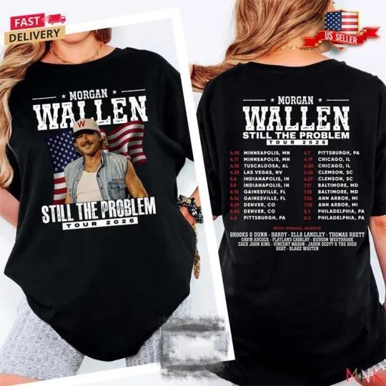 Discover Wallen Western Still The Problem Tour 2026 T-shirt, Country Music Shirt Fan Gift