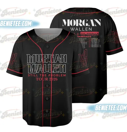 Discover Wallen Western Still The Problem Tour 2026 Baseball Jersey