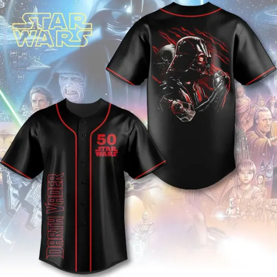 Discover Star Wars x Darth Vader Baseball Jersey