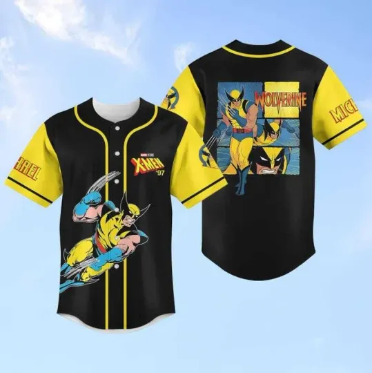 Personalized Wolverine X-Men '97 Superhero Gift For Him Baseball Jersey Shirt