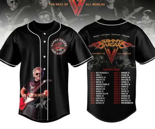 Discover Sammy Hagar The Best Of All Worlds Loverboy Baseball Jersey