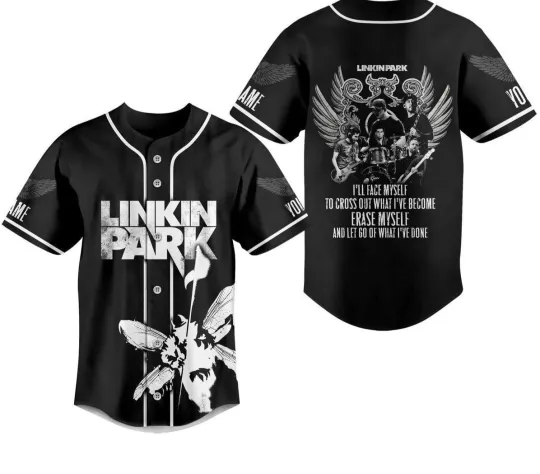Discover Linkin Park I’ll Face My Self To Cross Out What I’ve Become Erase Myself Jersey