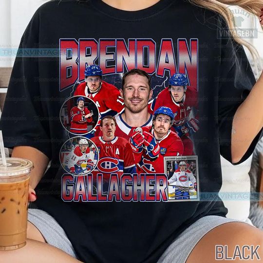 Discover Vintage Brendan Gallagher shirt, Brendan Gallagher Tee, Comfort colors Brendan Gallagher Tee, Bootleg Rap tee, Montreal Youth Hockey Tee