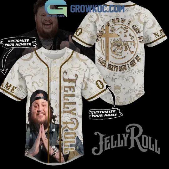 Discover Jelly Roll That’s How I Get By Lord Personalized Baseball Jersey