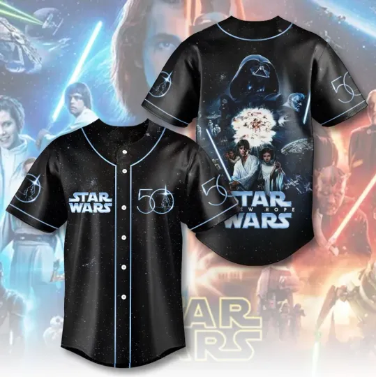 Discover Star Wars 50th Anniversary 2027 Baseball Jersey