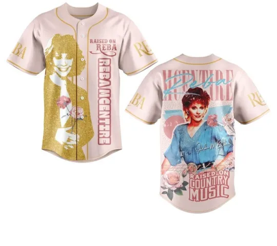 Discover Reba McEntire Raised On Country Music Baseball Jersey
