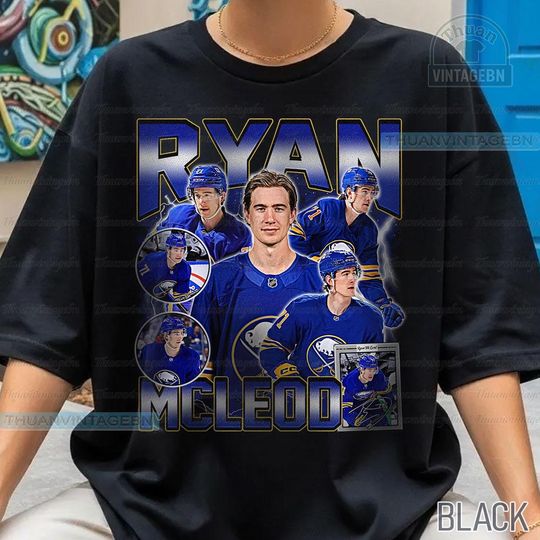 Discover Vintage Ryan McLeod shirt, Ryan McLeod Tee, Comfort colors Ryan McLeod Tee, Bootleg Rap tee, Buffalo Youth Hockey Tee