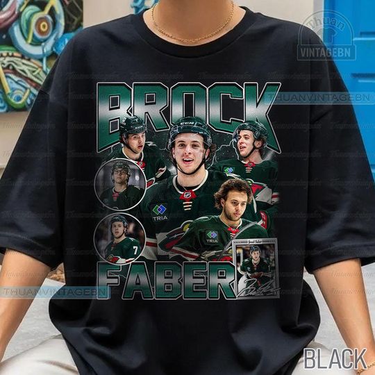 Discover Vintage Brock Faber shirt, Brock Faber Tee, Comfort colors Brock Faber Tee, Bootleg Rap tee, Minnesota Youth Hockey Tee