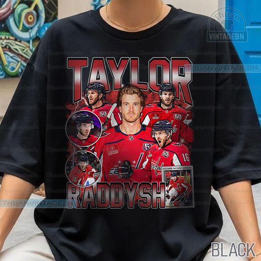 Discover Vintage Taylor Raddysh shirt, Taylor Raddysh Tee, Comfort colors Taylor Raddysh Tee, Bootleg Rap tee, Washington Youth Hockey Tee