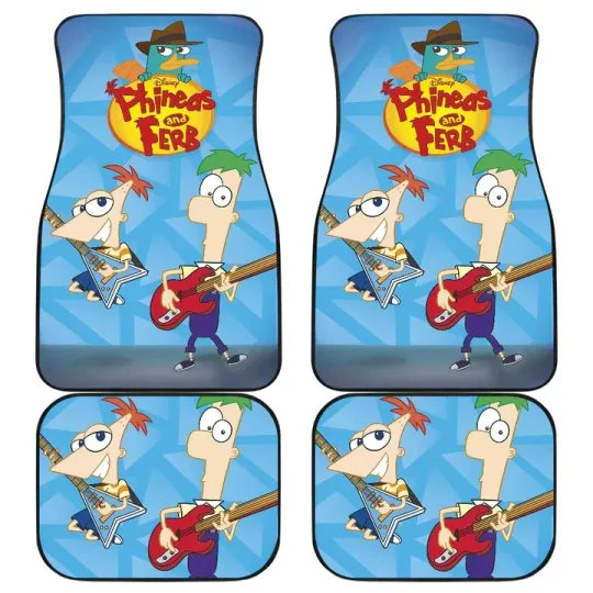 Discover Phineas & Ferb Car Floor Mats Custom For Fans Car Accessories