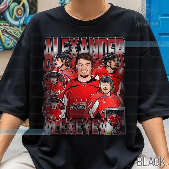 Discover Vintage Alexander Alexeyev shirt, Alexander Alexeyev Tee, Comfort colors Alexander Alexeyev Tee, Bootleg Rap tee, Washington  Youth Hockey