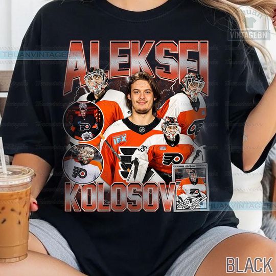 Discover Vintage Aleksei Kolosov shirt, Aleksei Kolosov Tee, Comfort colors Aleksei Kolosov Tee, Bootleg Rap tee, Philadelphia Youth Hockey Tee