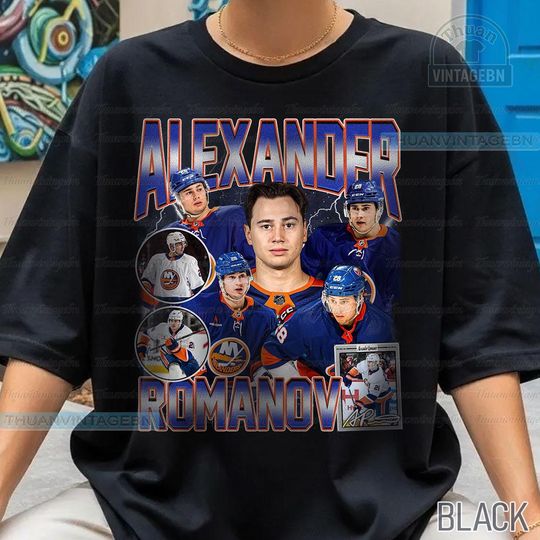 Discover Vintage Alexander Romanov shirt, Alexander Romanov Tee, Comfort colors Alexander Romanov Tee, Bootleg Rap tee, New York Youth Hockey Tee
