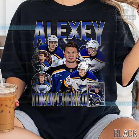 Discover Vintage Alexey Toropchenko shirt, Alexey Toropchenko Tee, Comfort colors Alexey Toropchenko Tee, Bootleg Rap tee, St. Louis Youth Hockey Tee