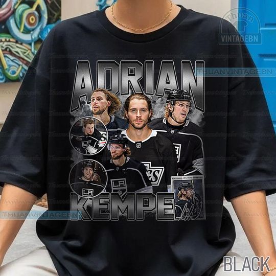 Discover Vintage Adrian Kempe shirt, Adrian Kempe Tee, Comfort colors Adrian Kempe Tee, Bootleg Rap tee, Los Angeles Youth Hockey Tee