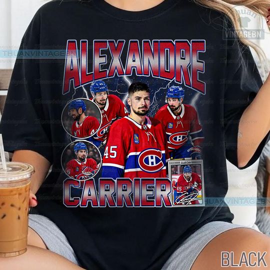 Discover Vintage Alexandre Carrier shirt, Alexandre Carrier Tee, Comfort colors Alexandre Carrier Tee, Bootleg Rap tee, Montreal Youth Hockey Tee