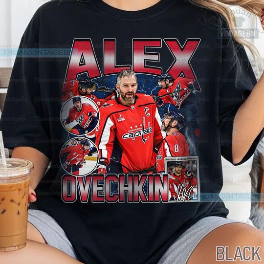 Discover Vintage Alex Ovechkin shirt, Alex Ovechkin Tee, Comfort colors Alex Ovechkin Tee, Bootleg Rap tee, Washington  Youth Hockey Tee